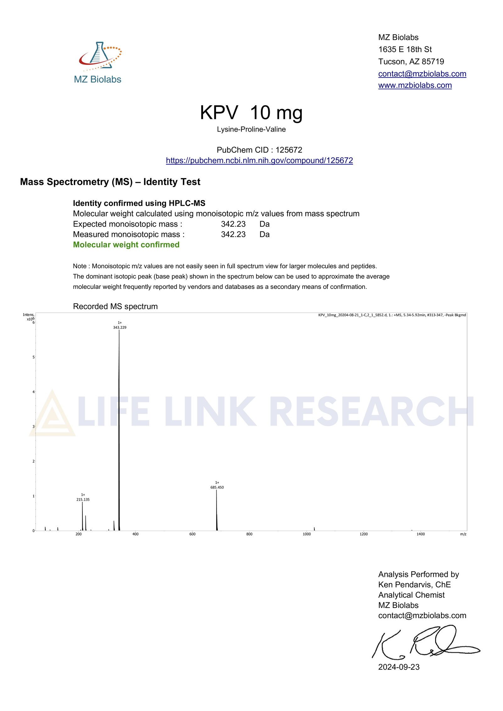 KPV 10mg - Image 3