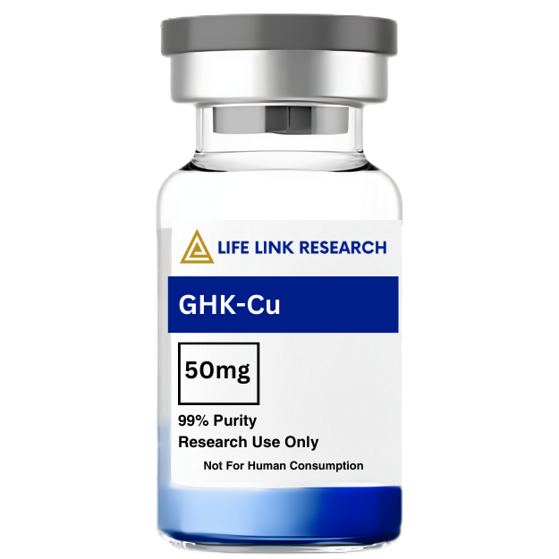 GHK-Cu 50mg research peptide vial