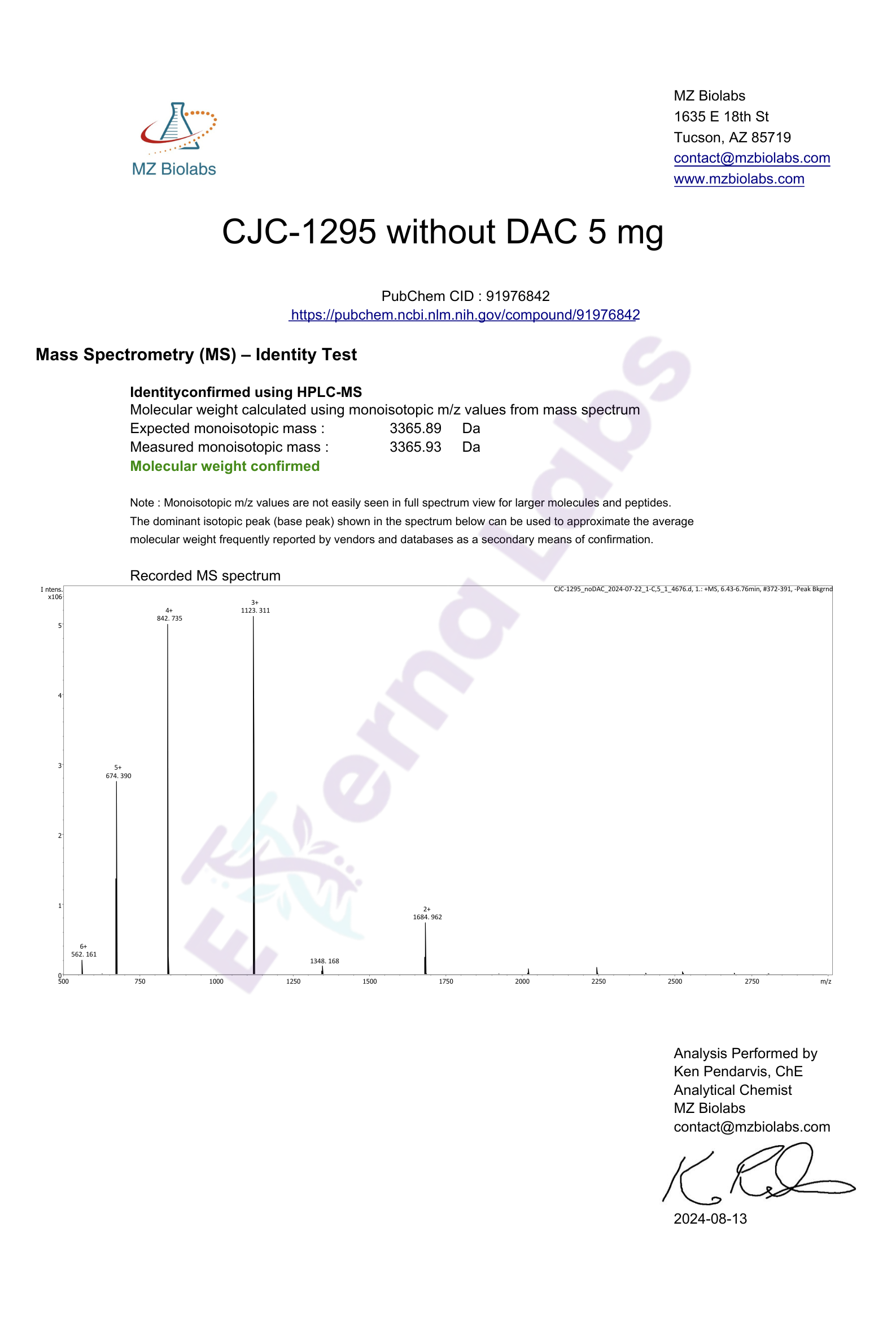 CJC-1295 no DAC 5mg - Image 3
