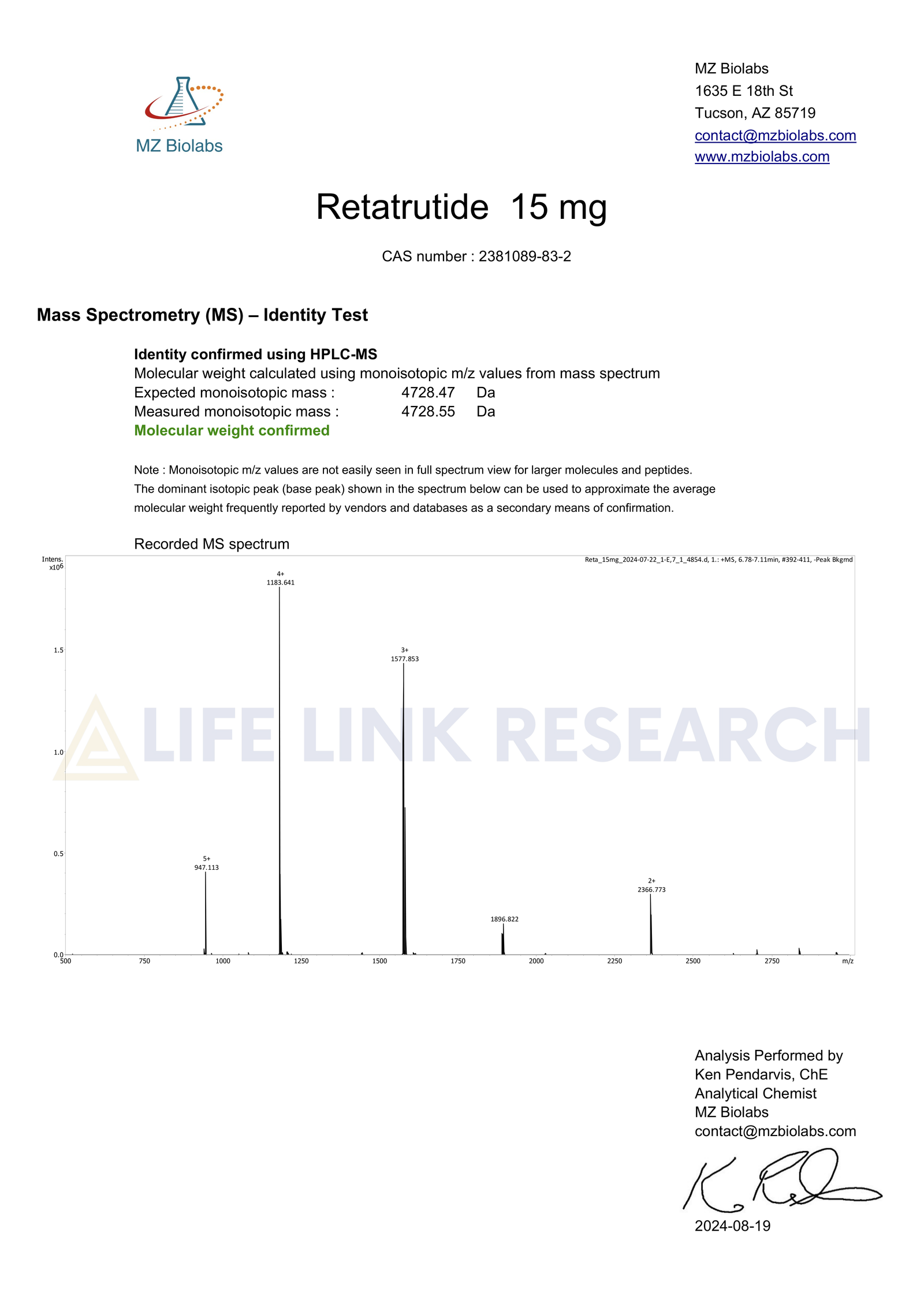 Retatrutide (GLP-1/GIP/GCGR) 15mg - Image 3