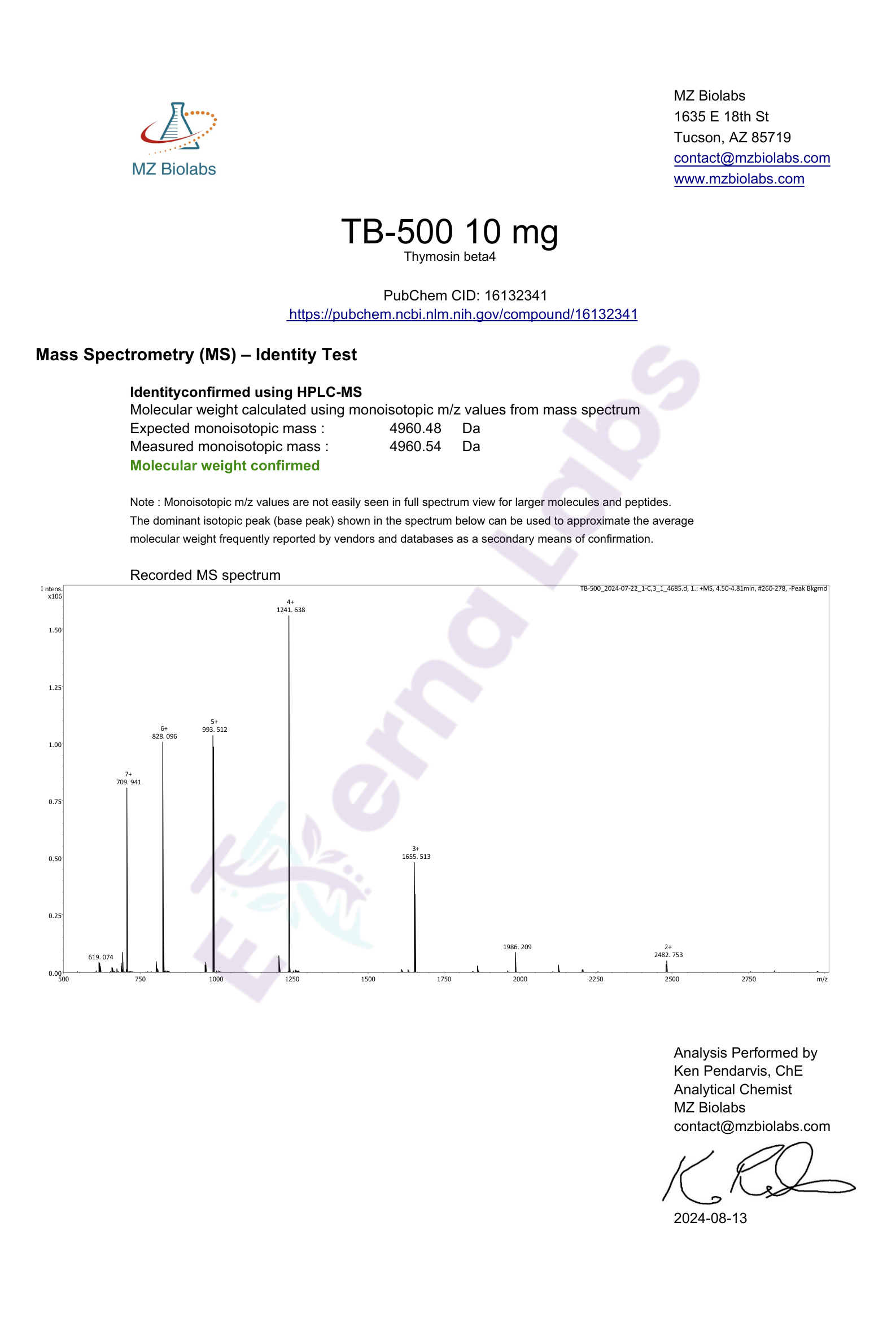 TB-500 (Thymosin Beta-4) 10mg - Image 4