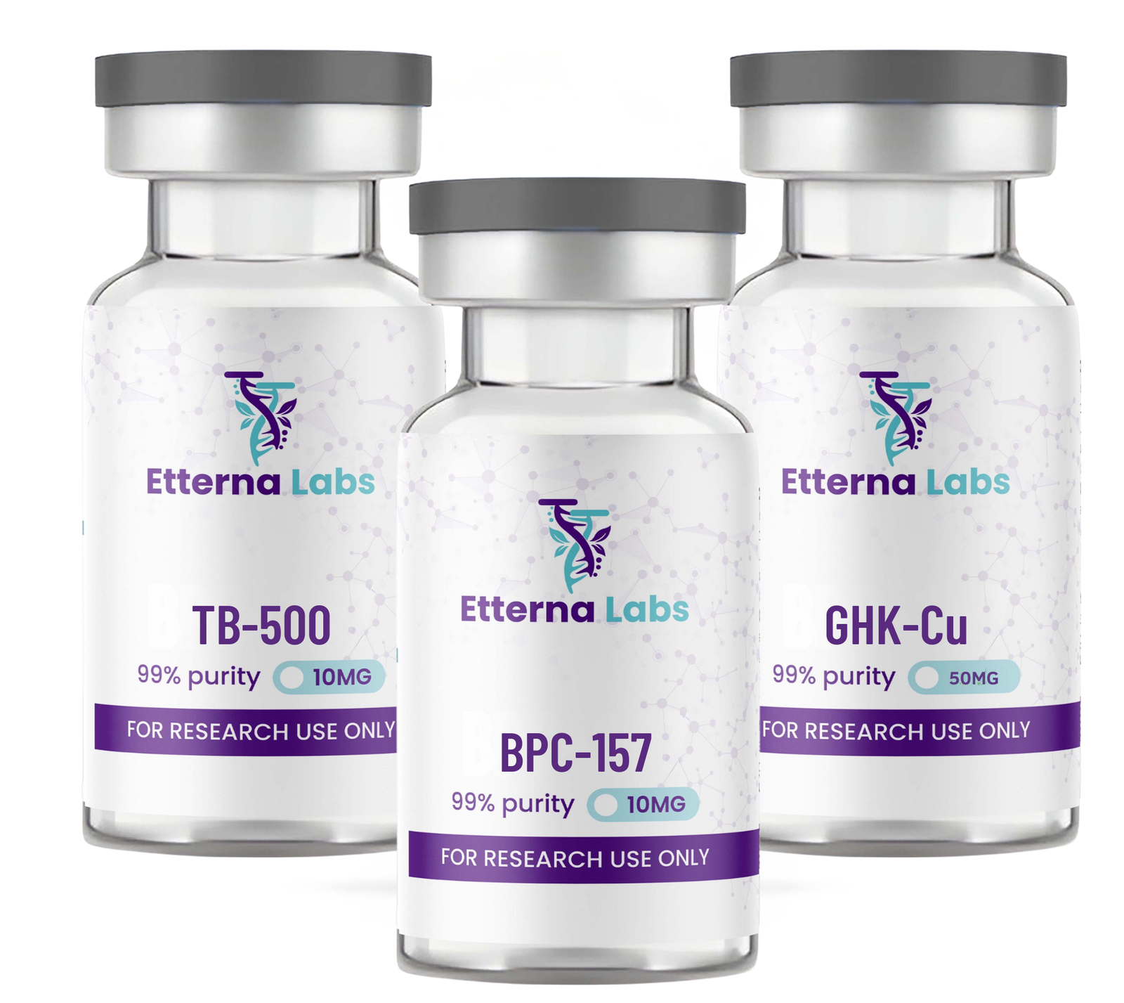 GLOW Kit (1 BPC-157, TB-500, 1 GHK-Cu 5% Off)